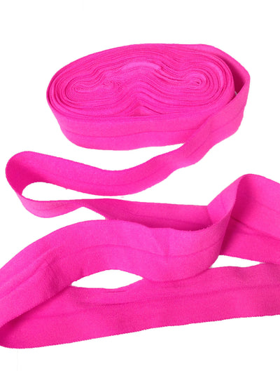 Neon Pink:: Fold Over Elastic-5 Yard Pack - Haute Knits by DIYStyle